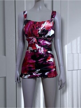 Multicolor Floral Print Blouse Top